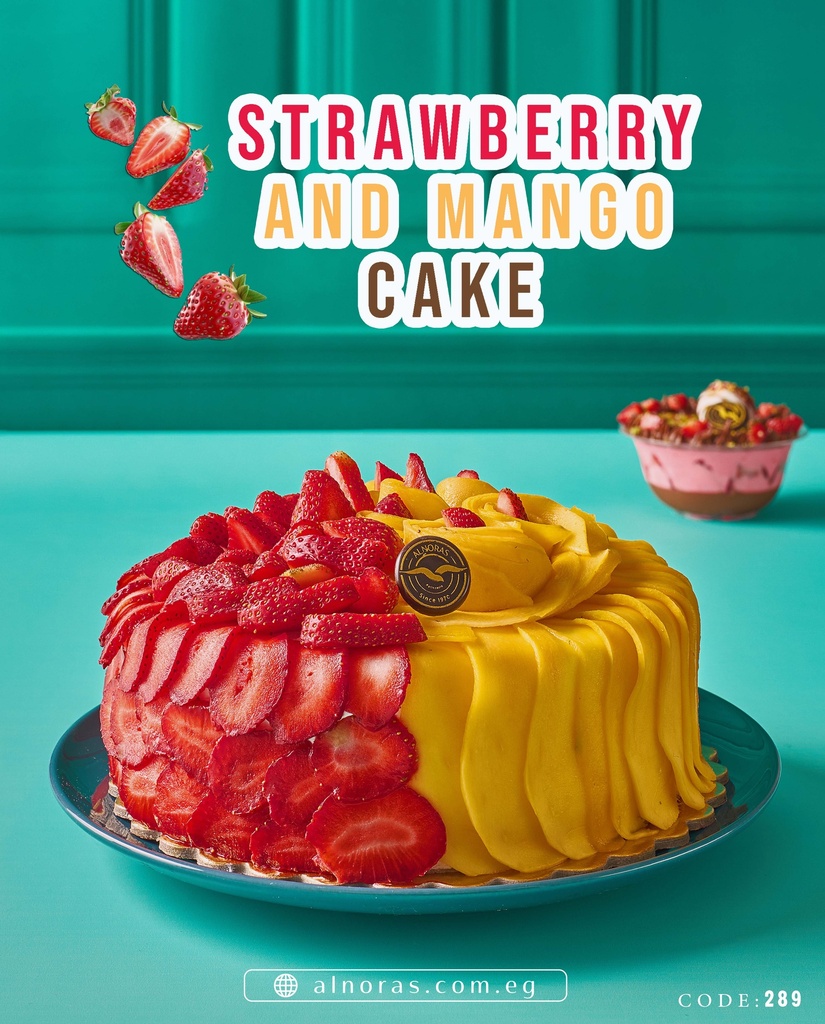 تورتة نص فراولـــه و نص مانجا كود 289