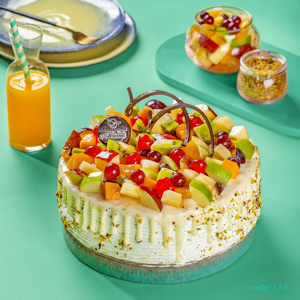 تورتة فاكهة 24 كود 116