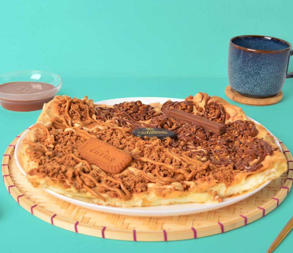 فطيرة نوتيلا و لوتس