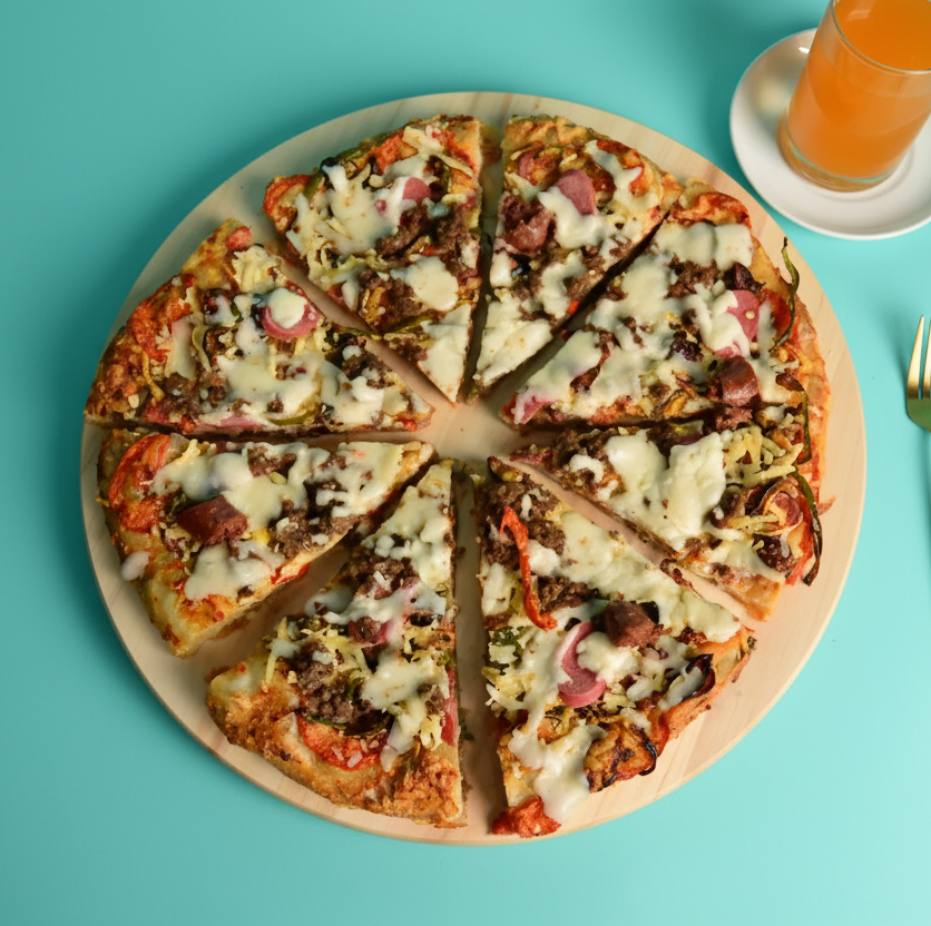 بيتزا شرقي مشكل لحوم