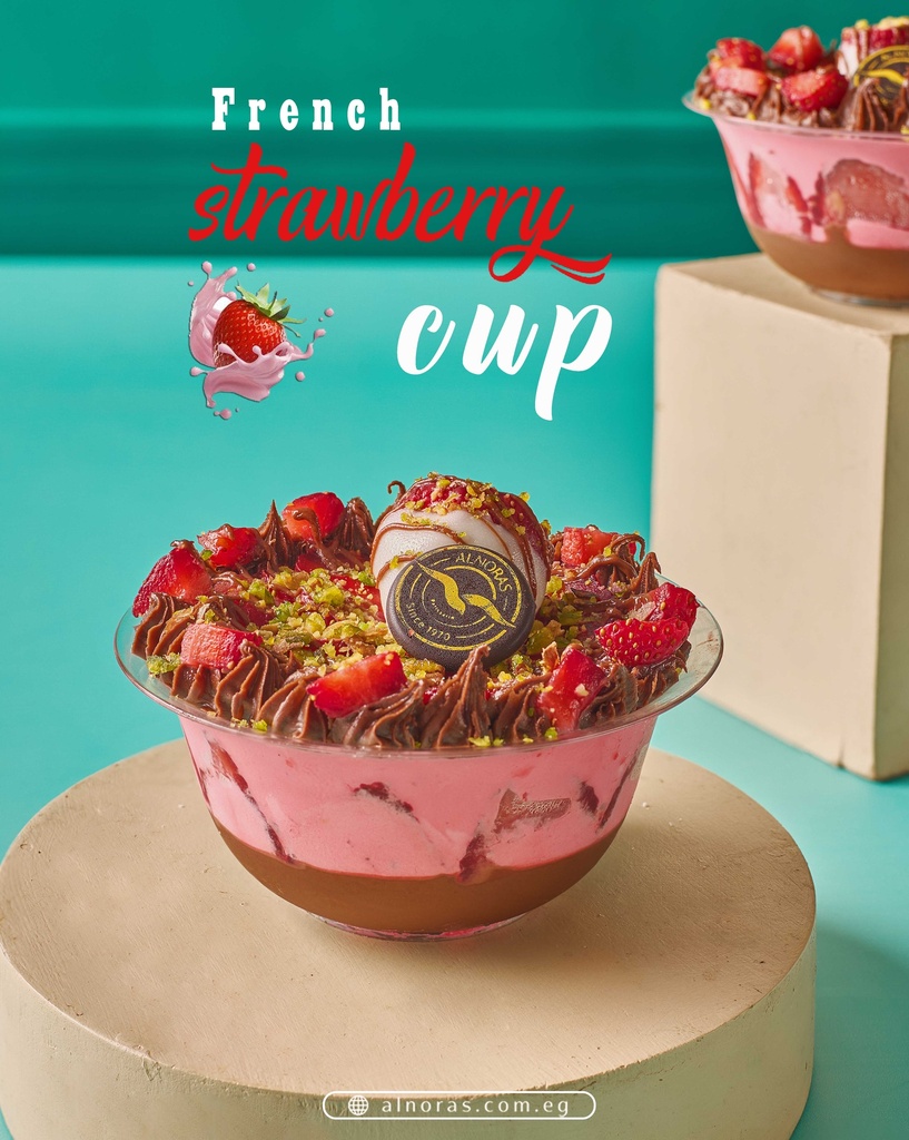 كب موس فراولة