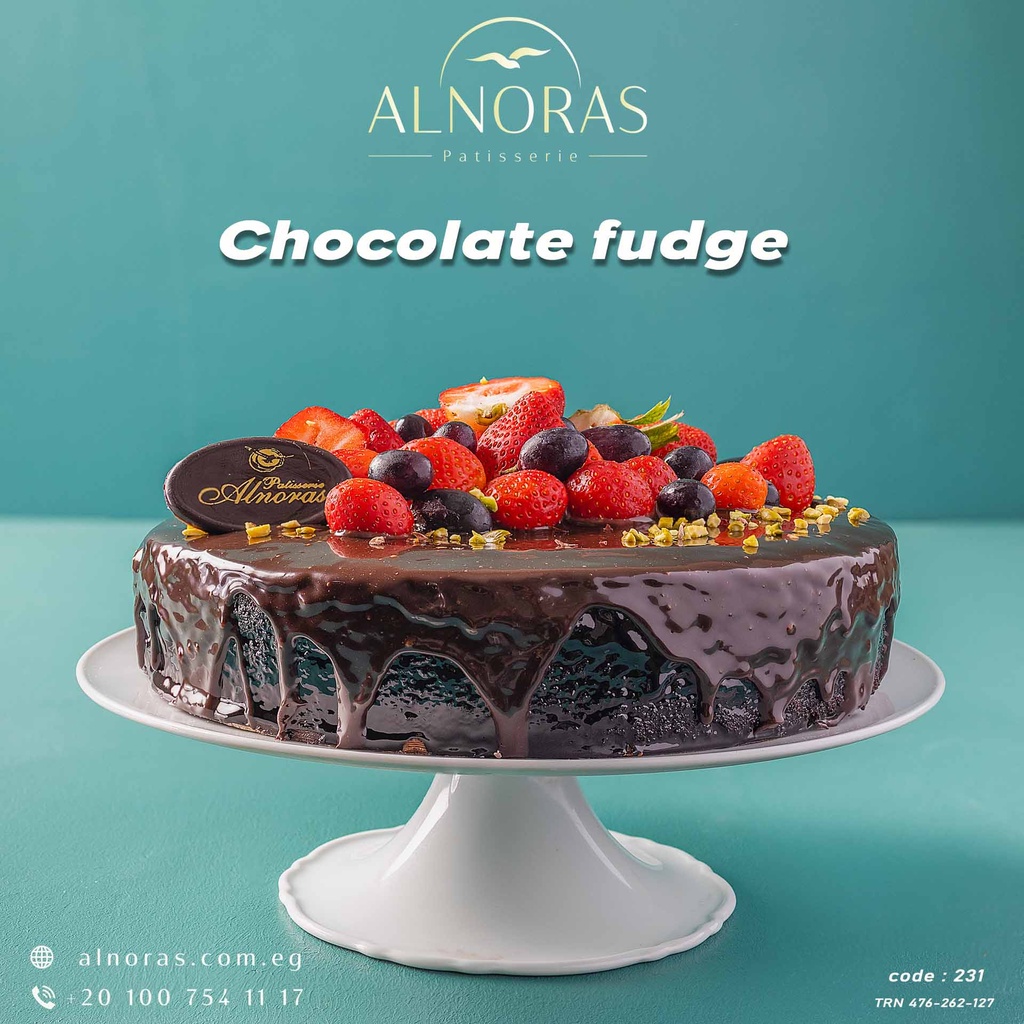 تورتة فادج شيكولاته 24 كود231