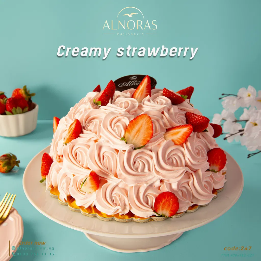 تورتة روزتا فراوله كود 247