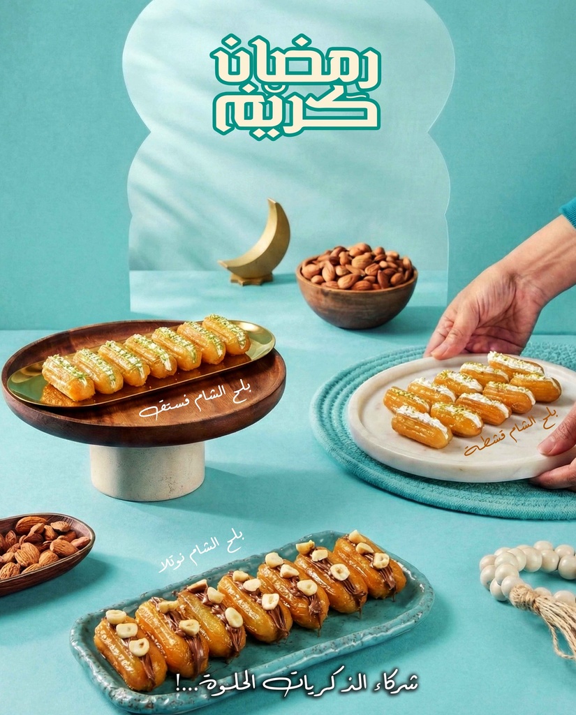 بلح شام قشطة