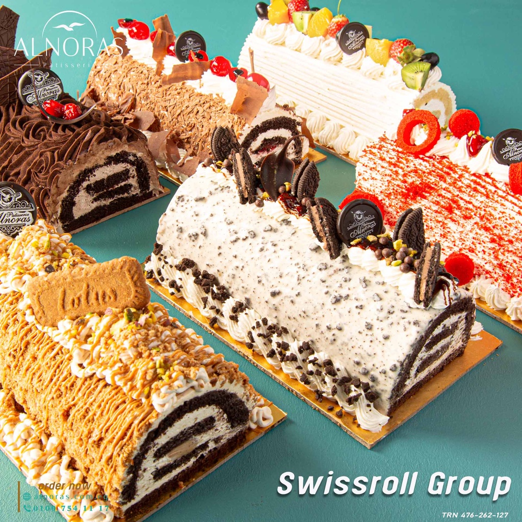 تورتة سويسرول كود 252